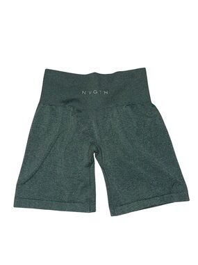 NVGTN High-Waist Bike Shorts in Deep Teal Green